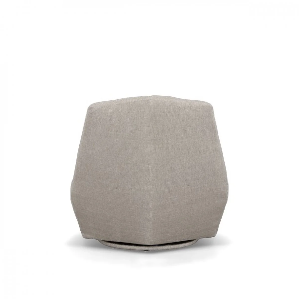 Gray Upholstered Lounge Chair By Homeroots - Image 2