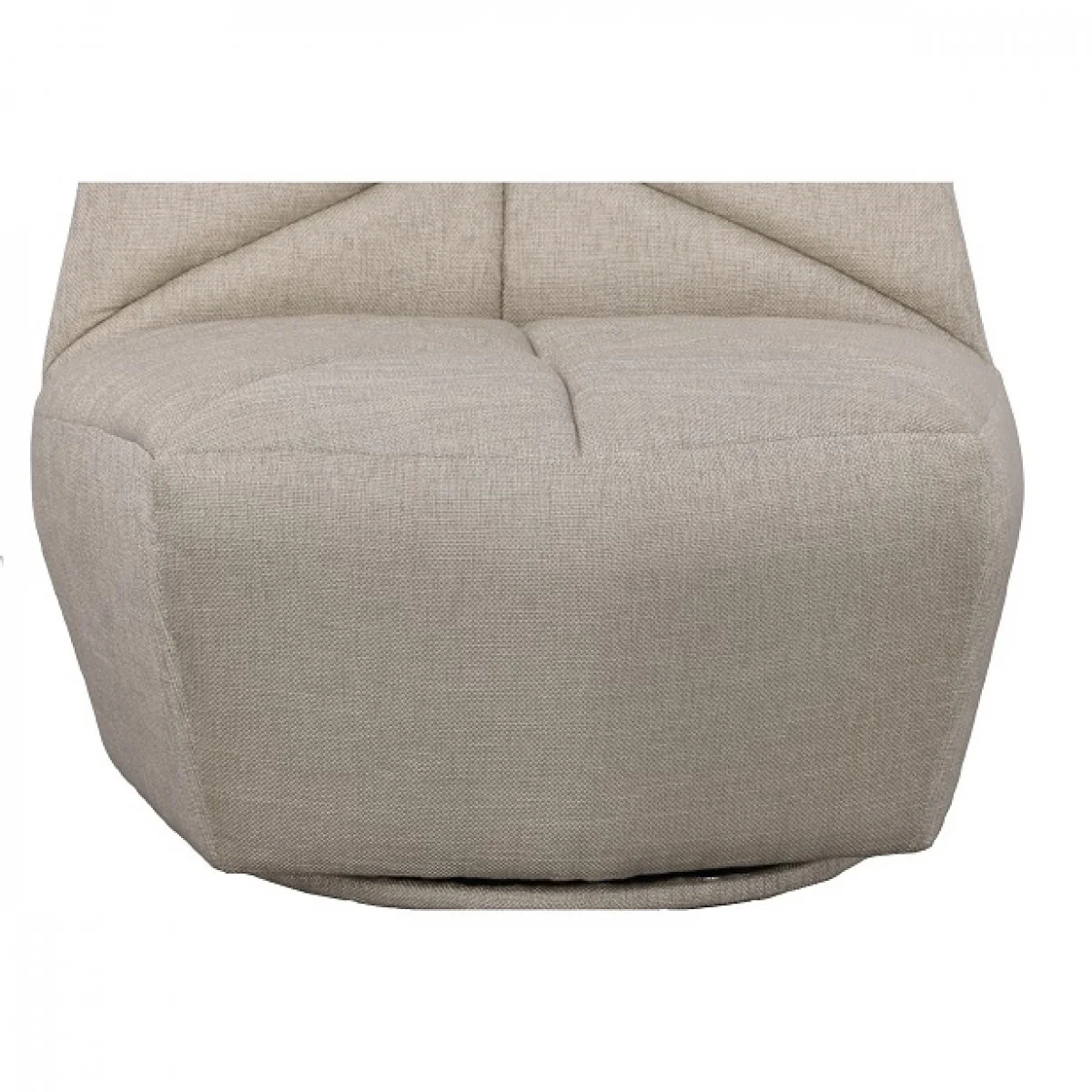 Gray Upholstered Lounge Chair By Homeroots - Image 4