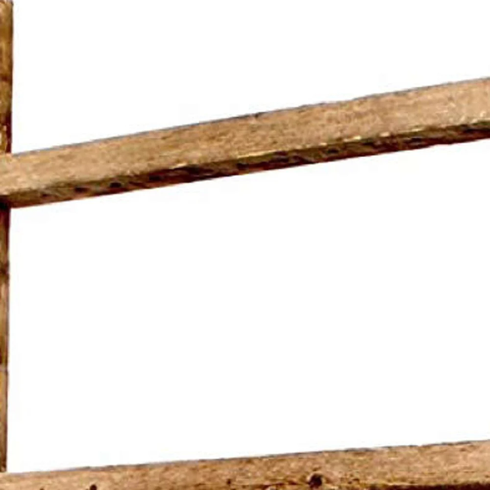 Gray Wood Hanging Dimensional Sculpture By Homeroots - Image 3