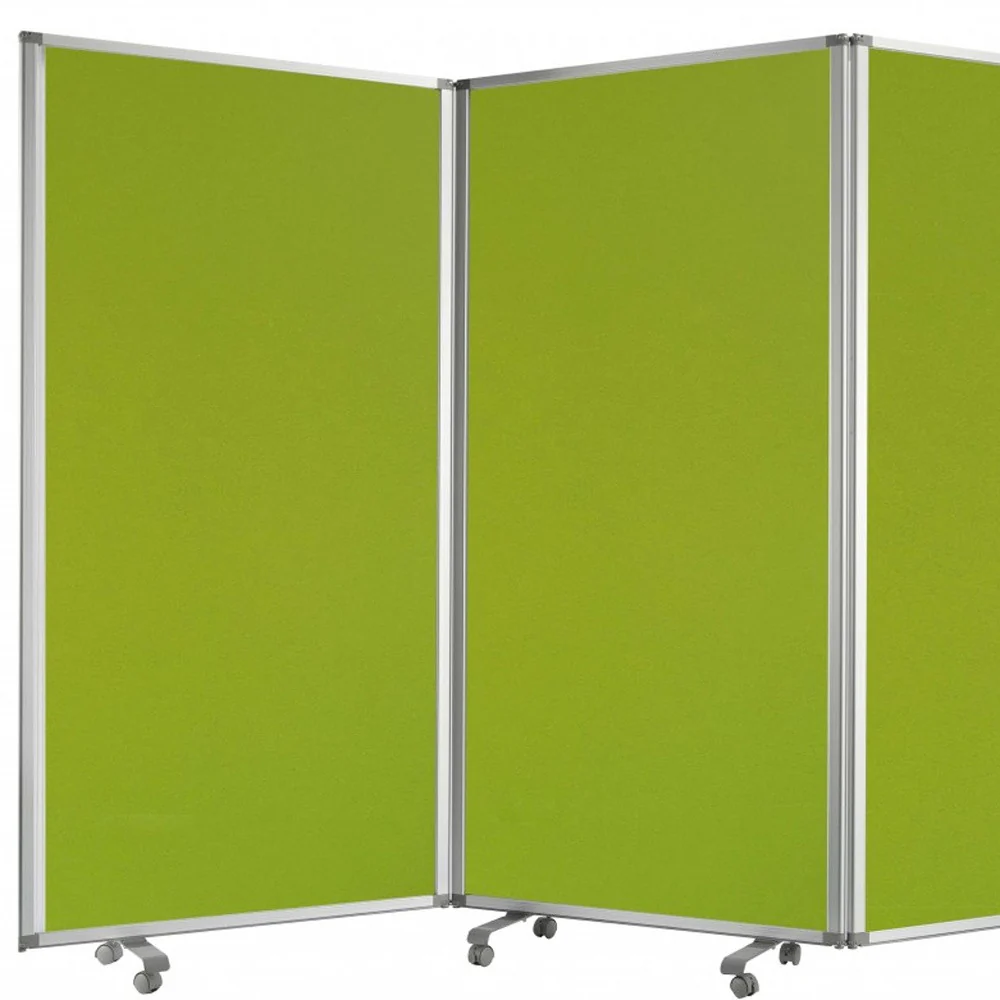 Green Metal 6 Panel Screen By Homeroots - Image 4