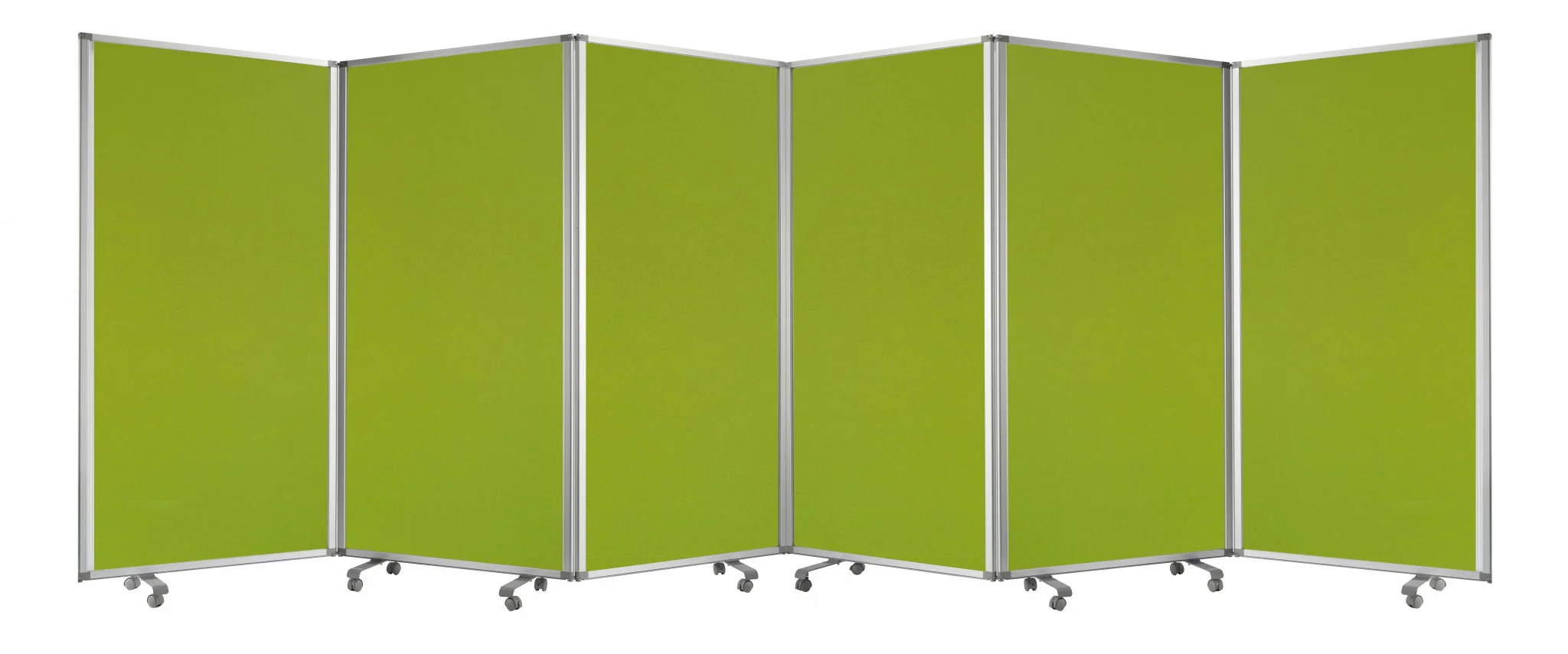Green Metal 6 Panel Screen By Homeroots - Image 5