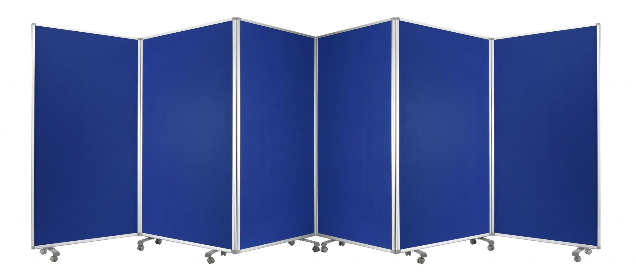 Green Rolling Three Panel Room Divider Screen By Homeroots - Image 6
