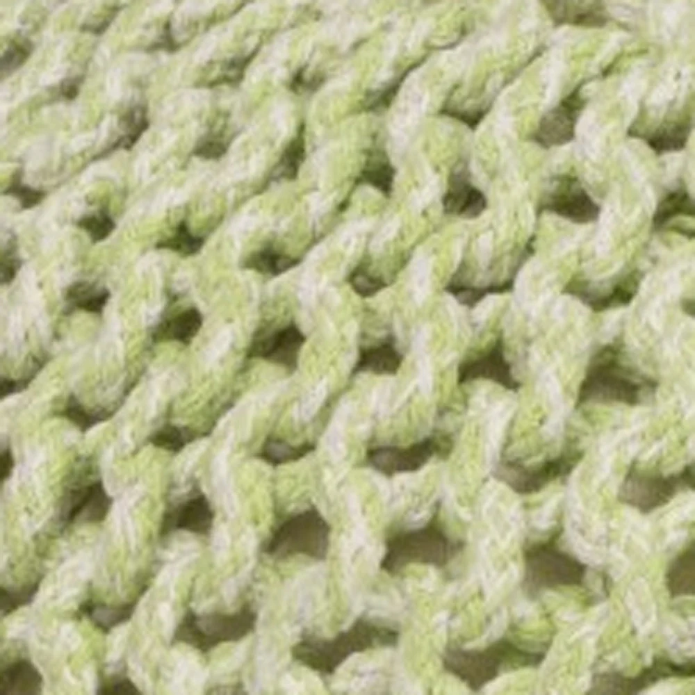 Green Round Pouf Ottoman By Homeroots - Image 7