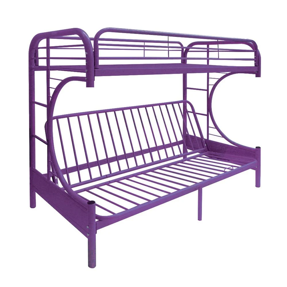Green Twin Over Full Futon Bunk Bed By Homeroots - Image 10