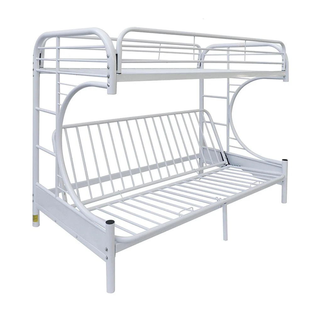 Green Twin Over Full Futon Bunk Bed By Homeroots - Image 15