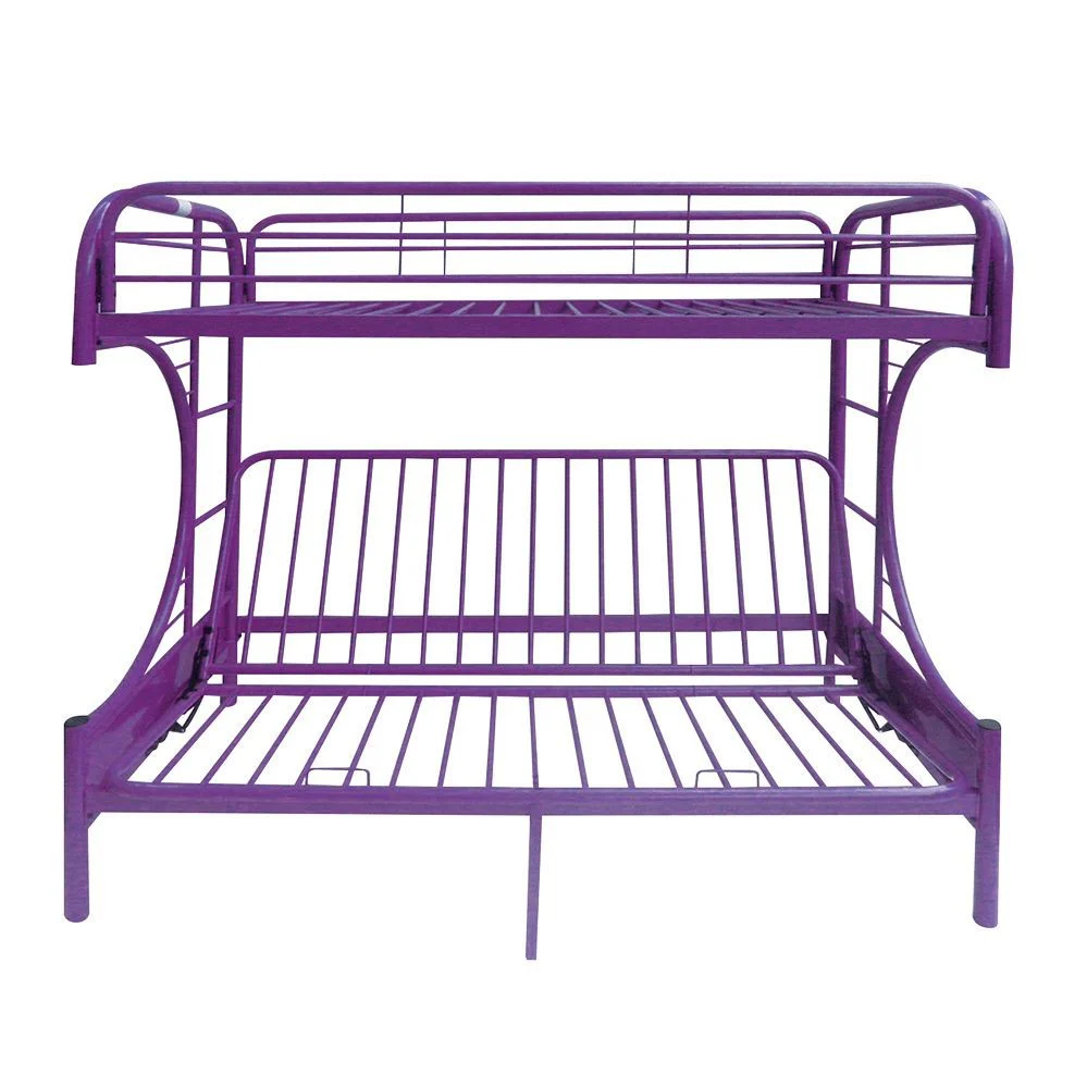 Green Twin Over Full Futon Bunk Bed By Homeroots - Image 7