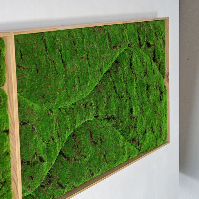 Green Wall, "New Wave B" By Gold Leaf Design Group - Image 3
