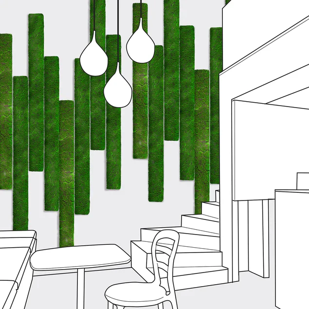 Green Wall, Strip 24.5"L "New By Gold Leaf Design Group - Image 10