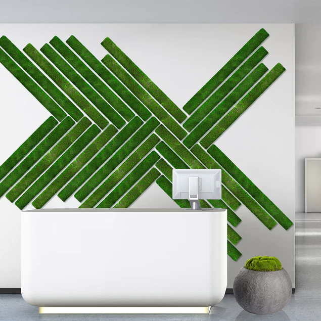 Green Wall, Strip 24.5"L "New By Gold Leaf Design Group - Image 13