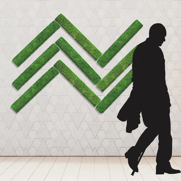 Green Wall, Strip 24.5"L "New By Gold Leaf Design Group - Image 5