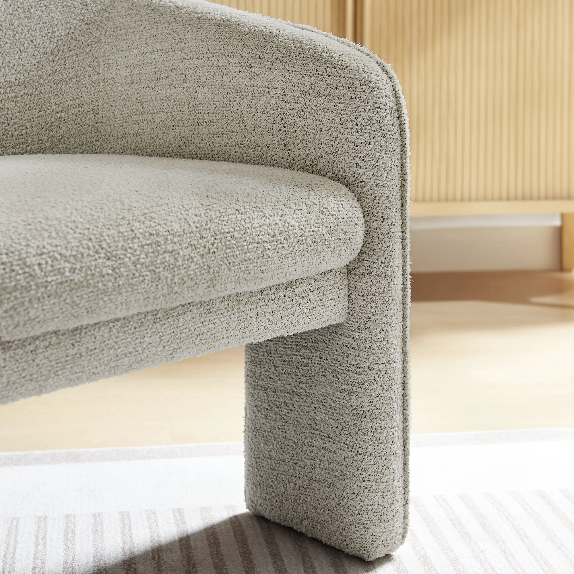 Greer Boucle Fabric Upholstered Accent Armchair by Modway - Image 15
