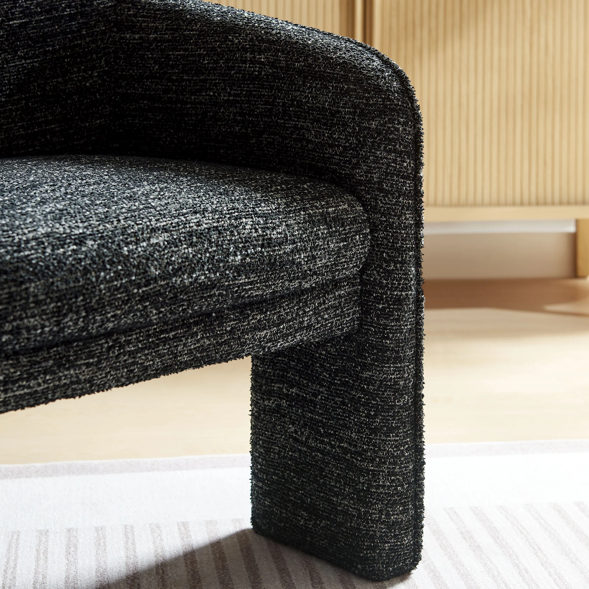 Greer Boucle Fabric Upholstered Accent Armchair by Modway - Image 7