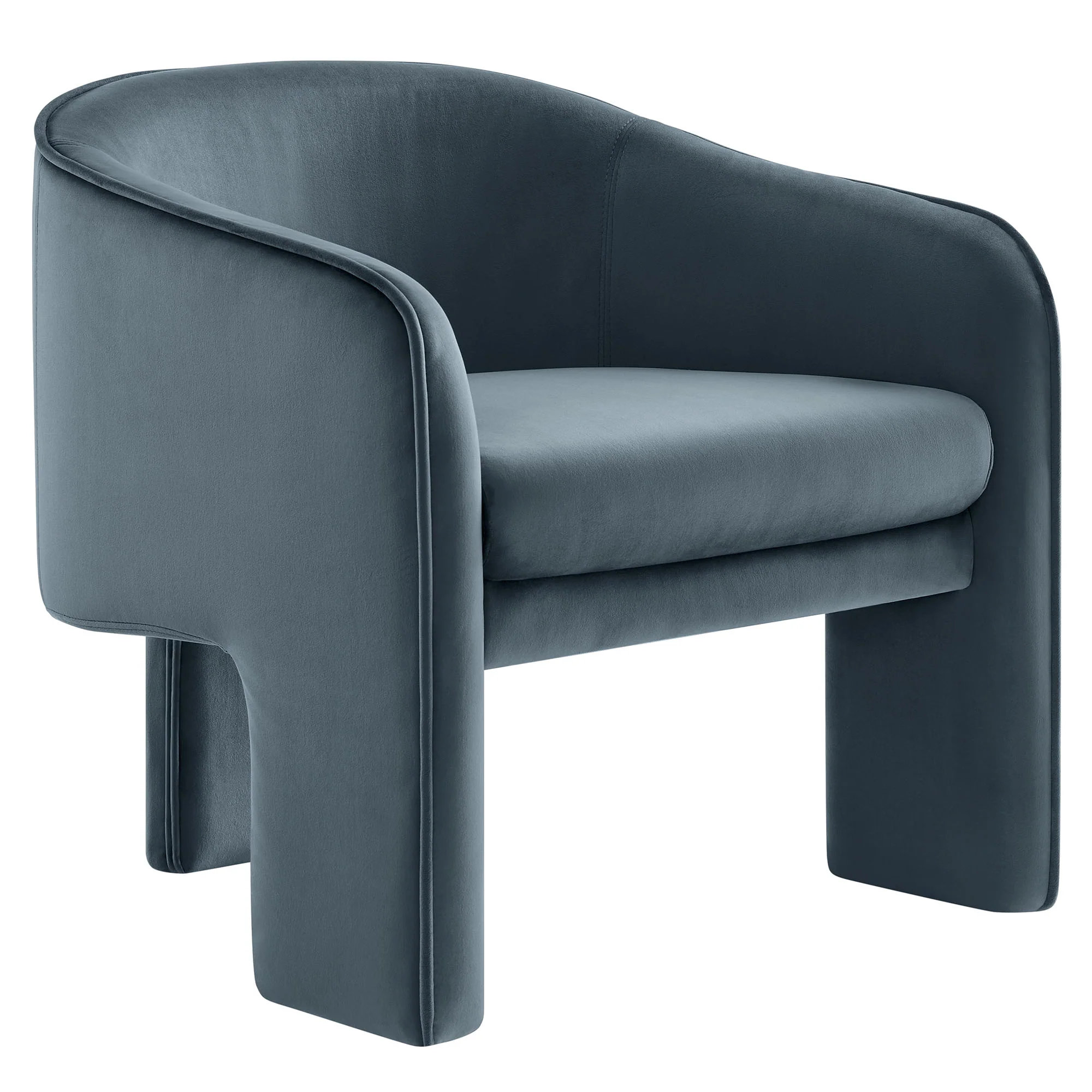 Greer Performance Velvet Upholstered Accent Armchair by Modway - Image 10