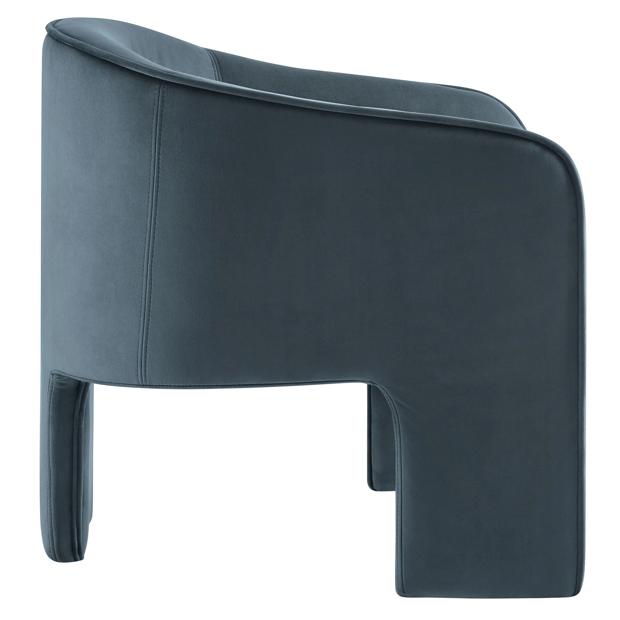 Greer Performance Velvet Upholstered Accent Armchair by Modway - Image 11