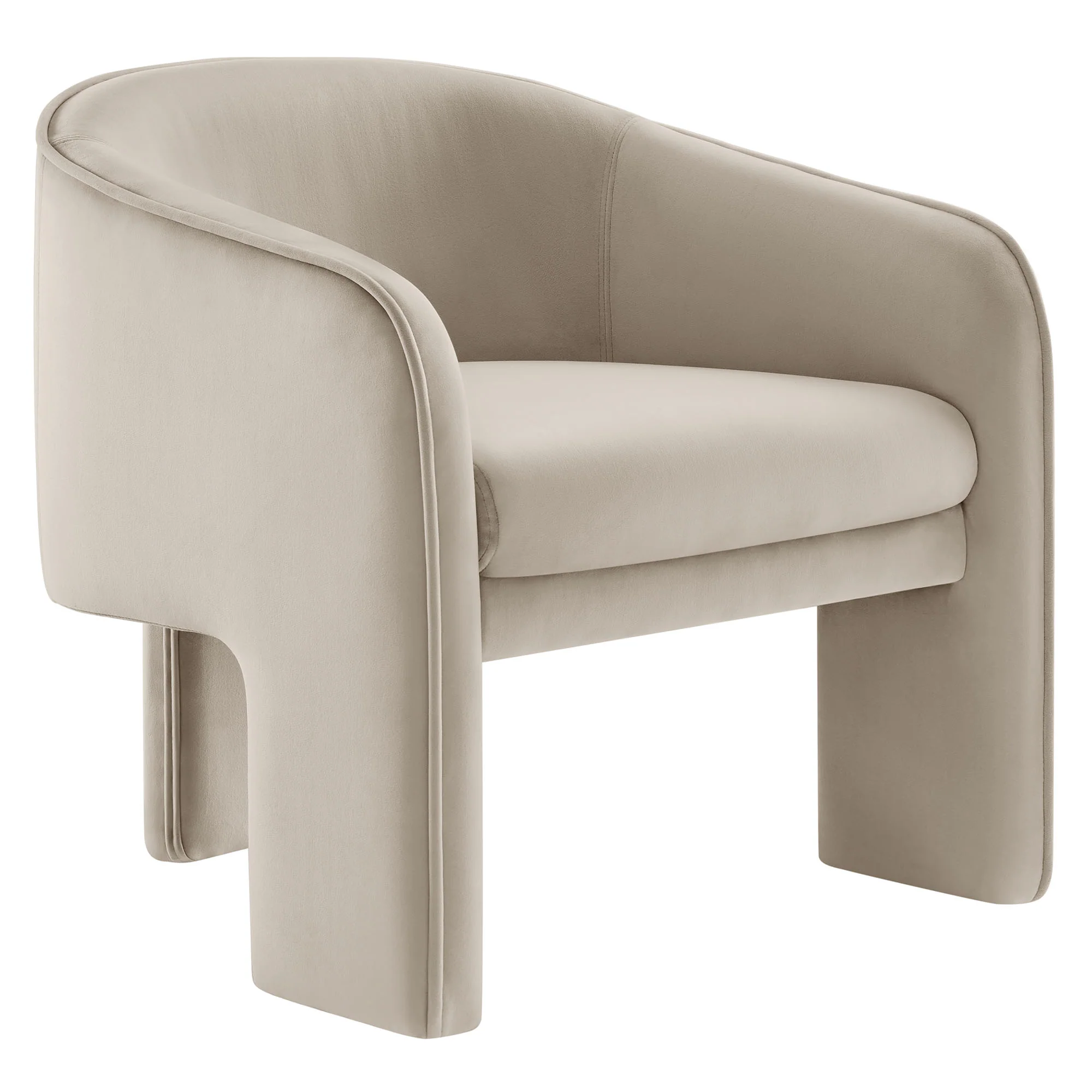 Greer Performance Velvet Upholstered Accent Armchair by Modway - Image 2