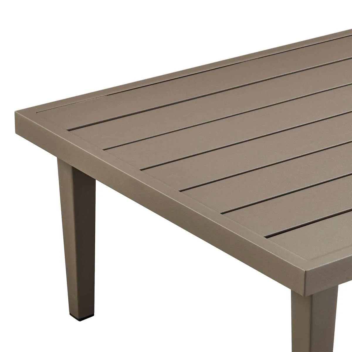 Grenada 4 Piece Outdoor Gray Fabric and Wicker Conversation Set By Armen Living - Image 6