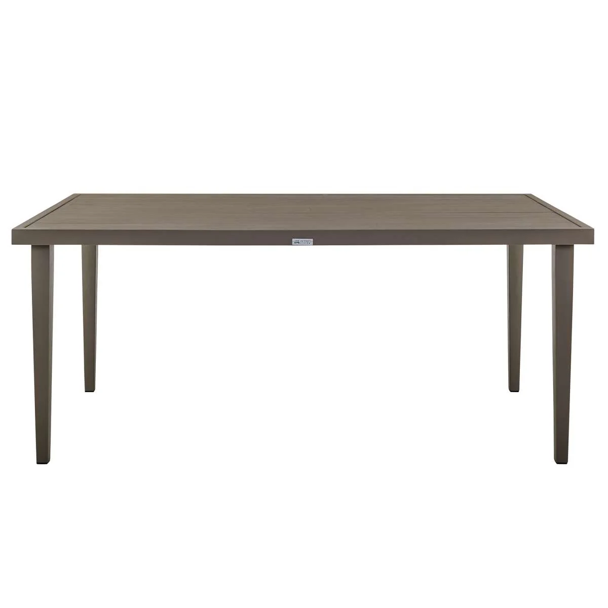 Grenada 5 Piece Gray Aluminum Outdoor Dining Set with Gray Fabric By Armen Living - Image 5