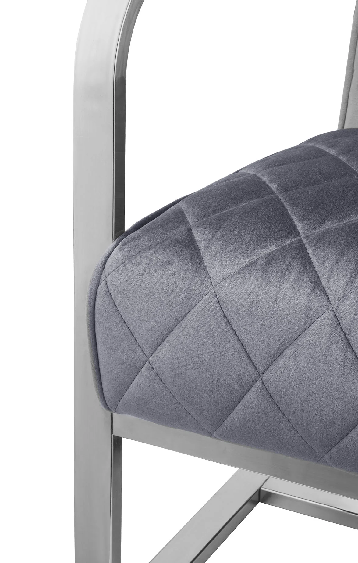 Grey Accent Chair By Homeroots - Image 5