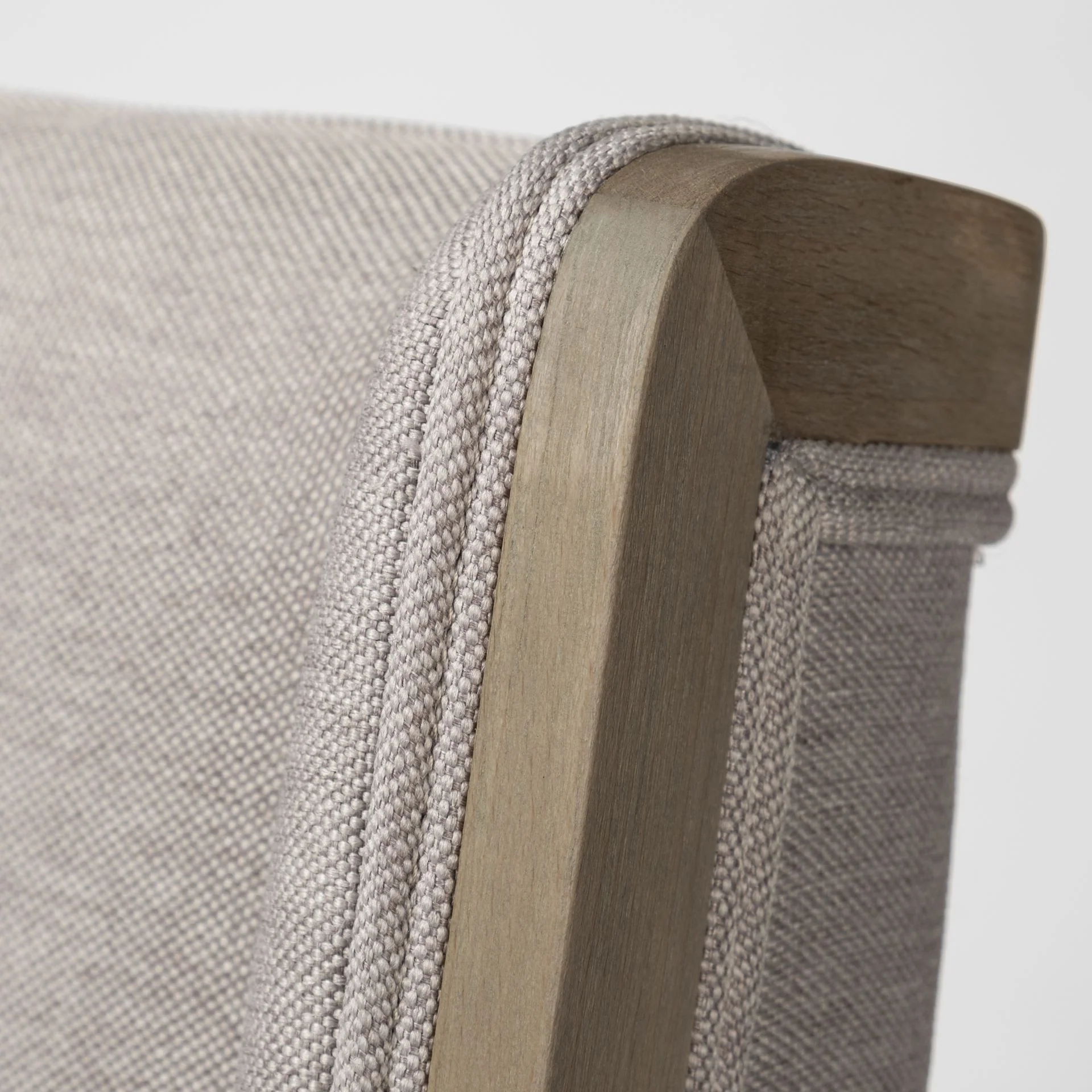 Grey Fabric Wrap With Brown Wooden Base Dining Chair By Homeroots - Image 14