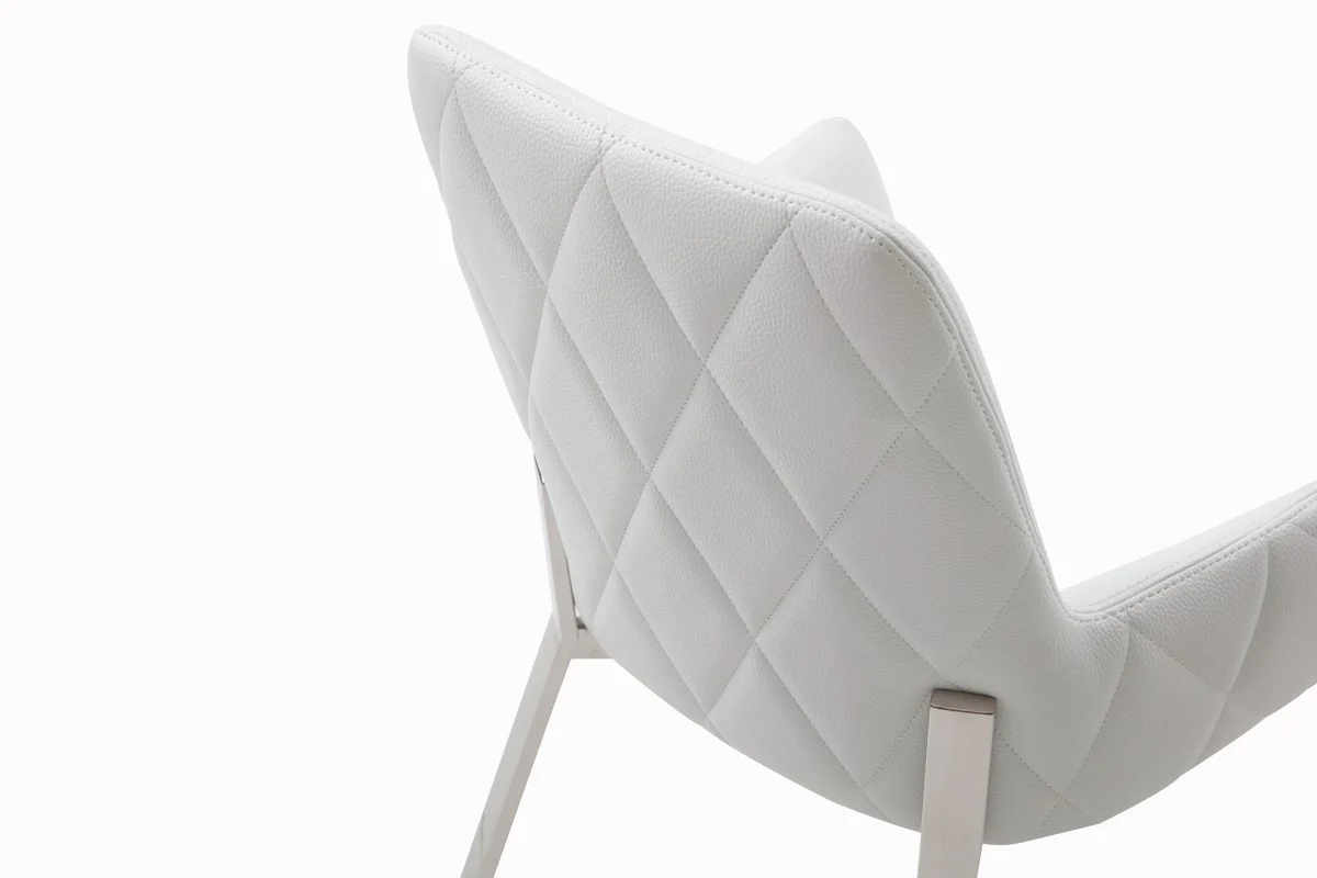 Grey Faux Leather Dining Chair By Homeroots - Image 10