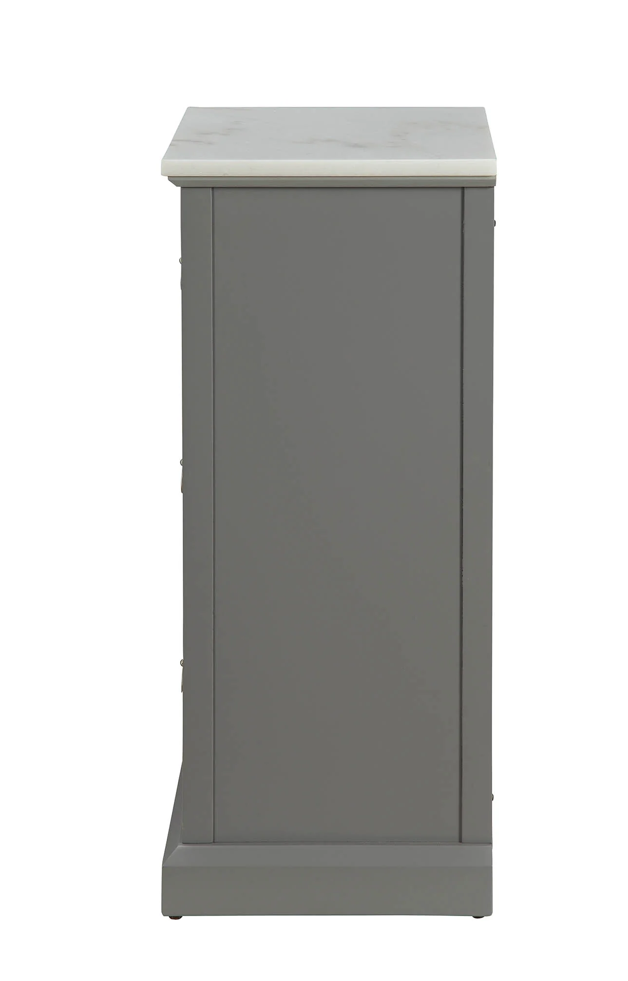 Grey Mdf Cabinet By Homeroots - Image 3