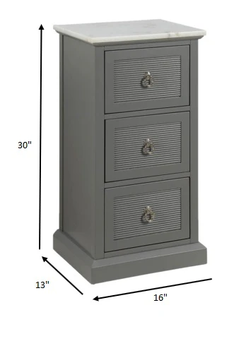Grey Mdf Cabinet By Homeroots - Image 8