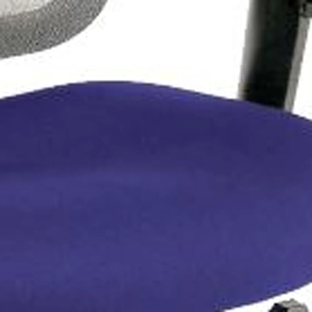 Grey Mesh / Fabric Chair By Homeroots - Image 18