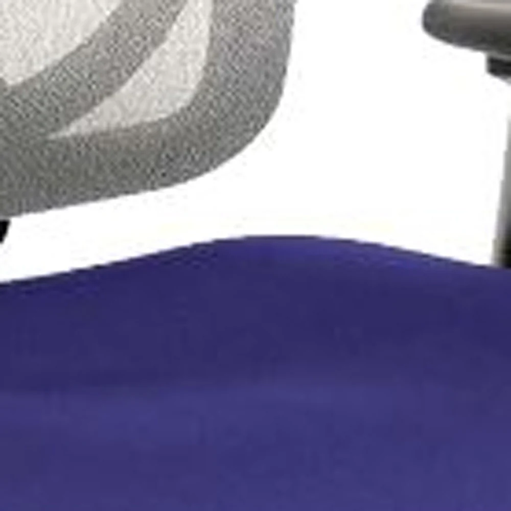 Grey Mesh / Fabric Chair By Homeroots - Image 20