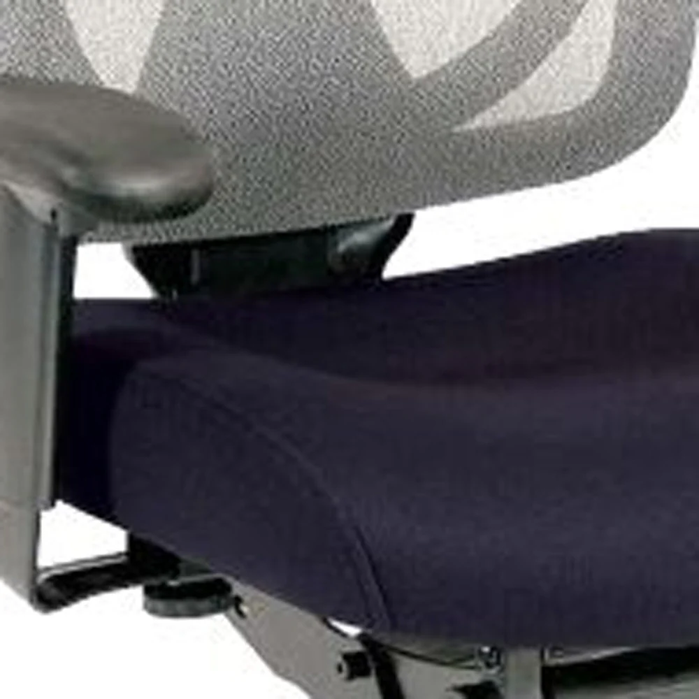 Grey Mesh / Fabric Chair By Homeroots - Image 24