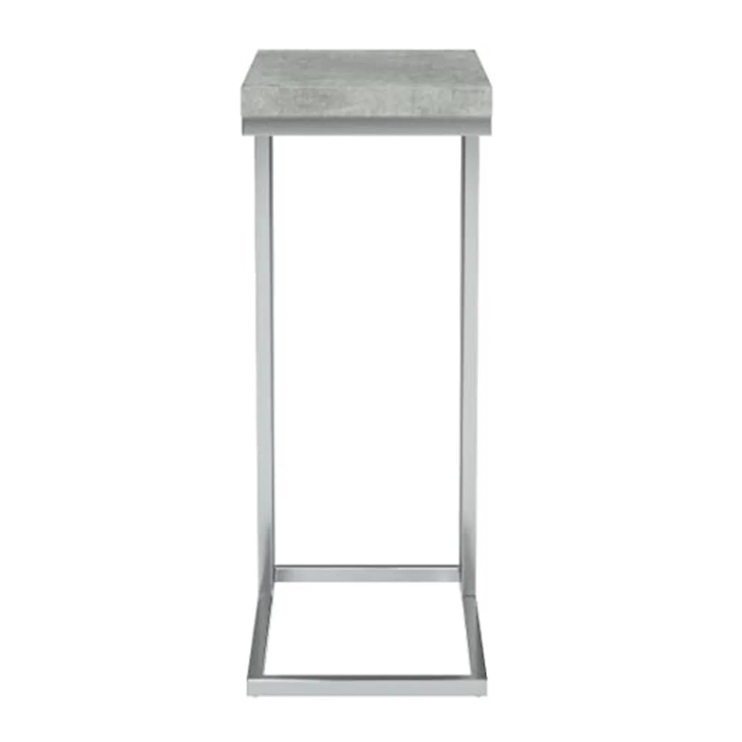 Grey Particle Board Metal Accent Table By Homeroots - 333169 - Image 5