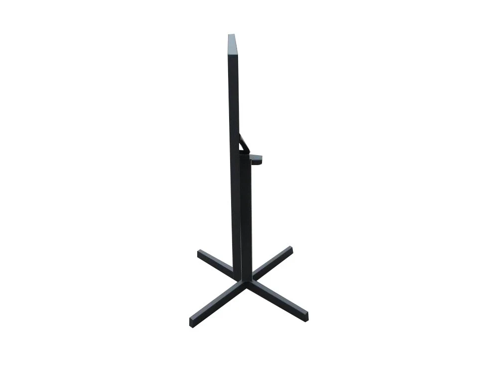 Grey Steel Dining Table By Homeroots - Image 4