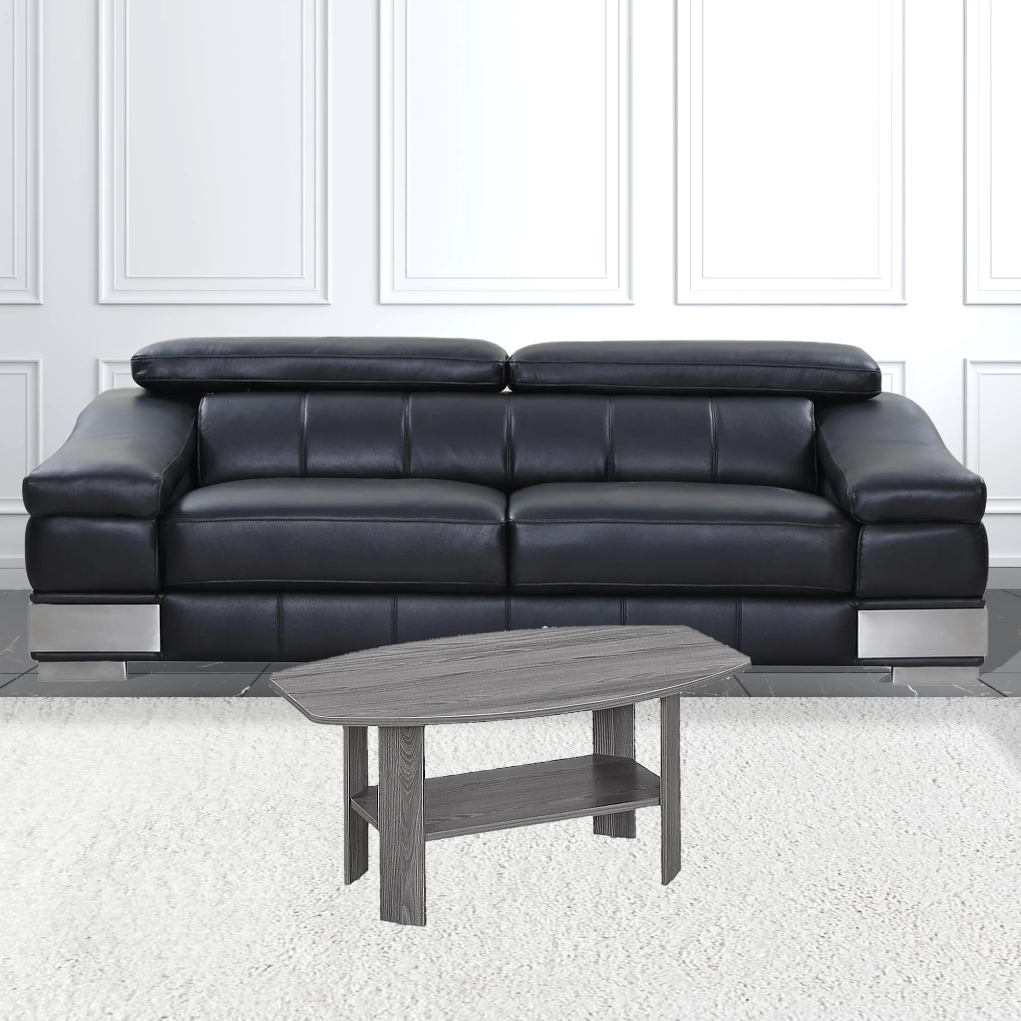 Grey Table Set - 3Pcs Set By Homeroots - Image 3