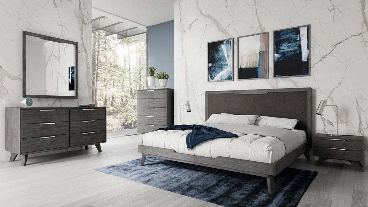 Grey Wash Solid Wood Six Drawer Double Dresser By Homeroots - Image 6
