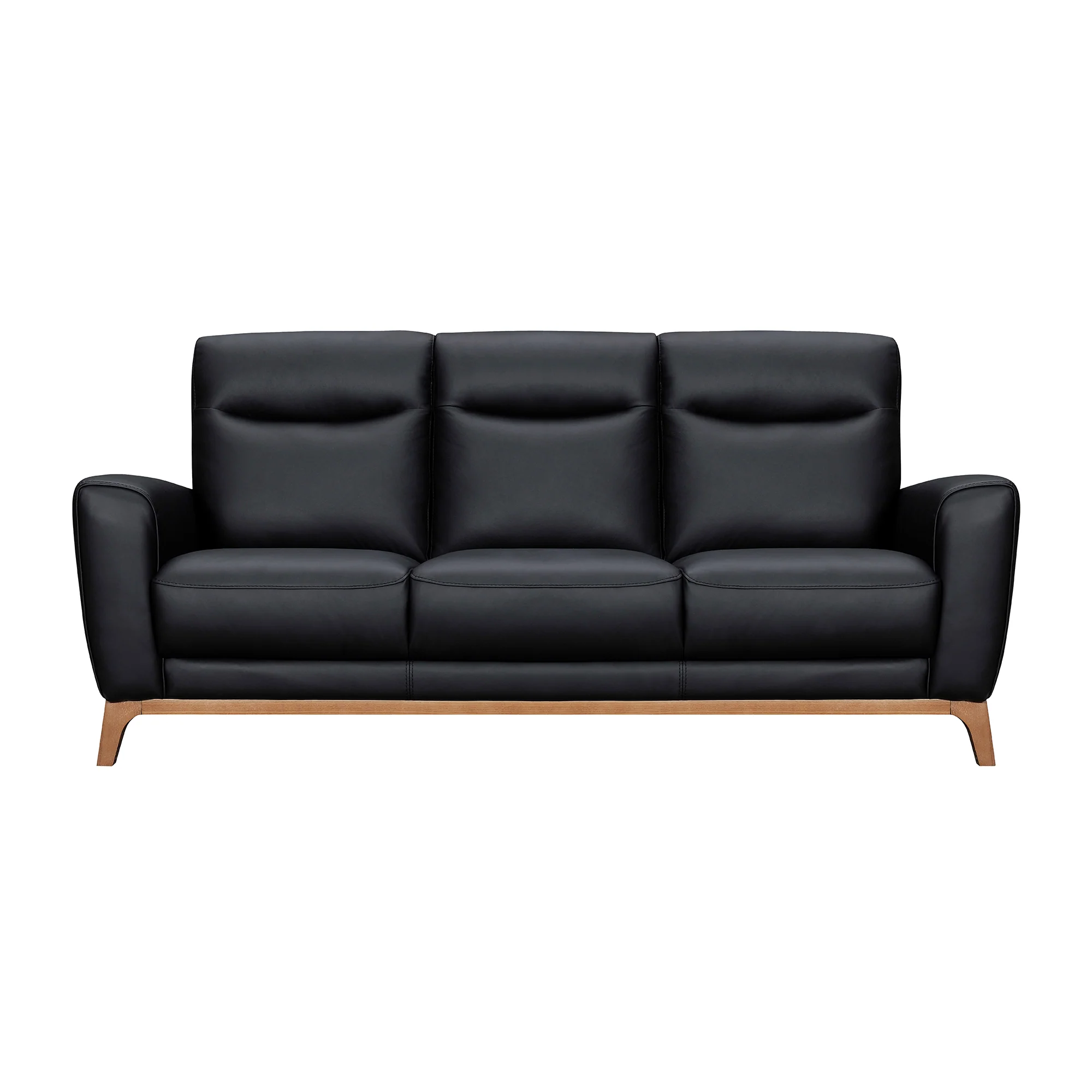 Greyson 83" Dove Gray Leather Sofa By Armen Living - Image 11
