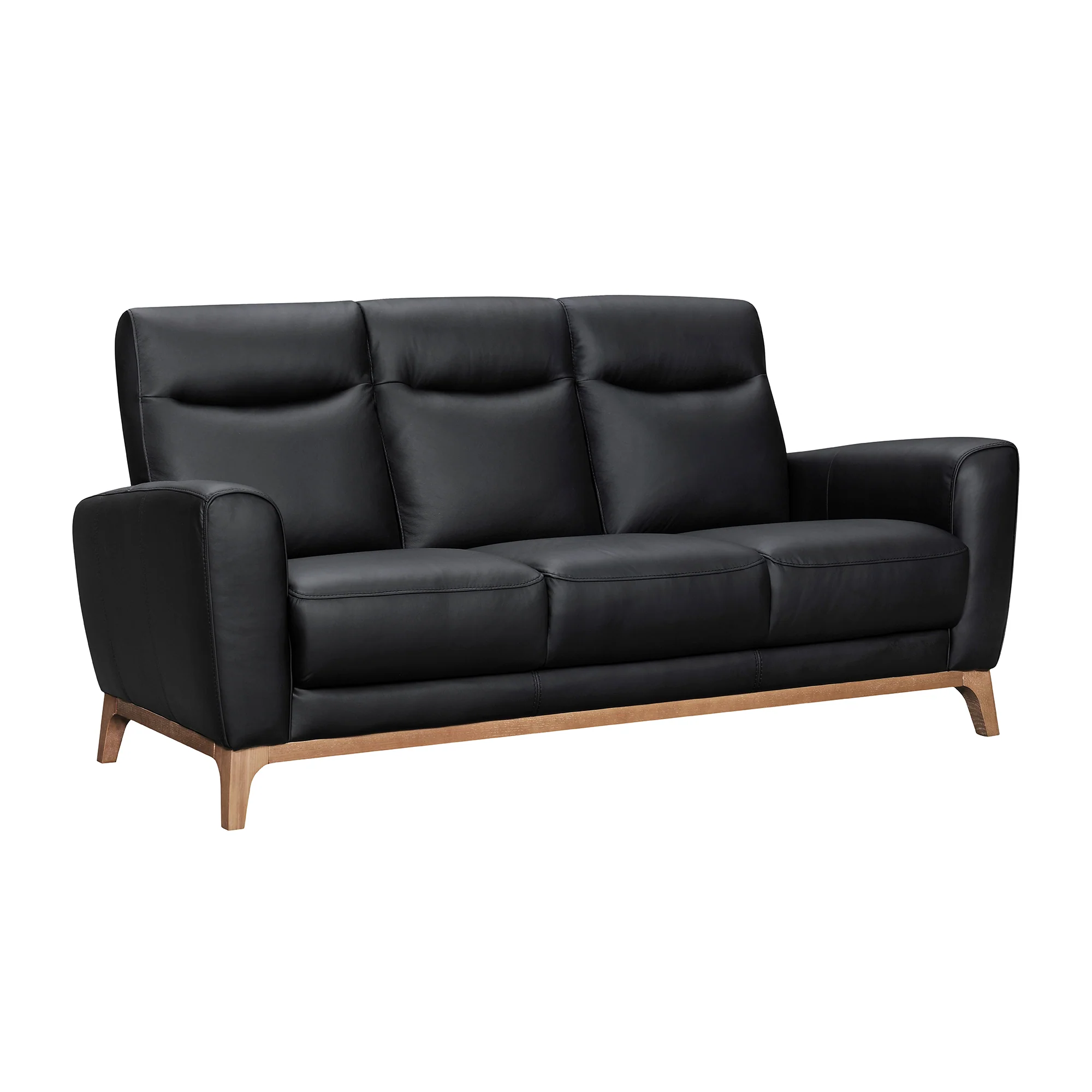 Greyson 83" Dove Gray Leather Sofa By Armen Living - Image 12
