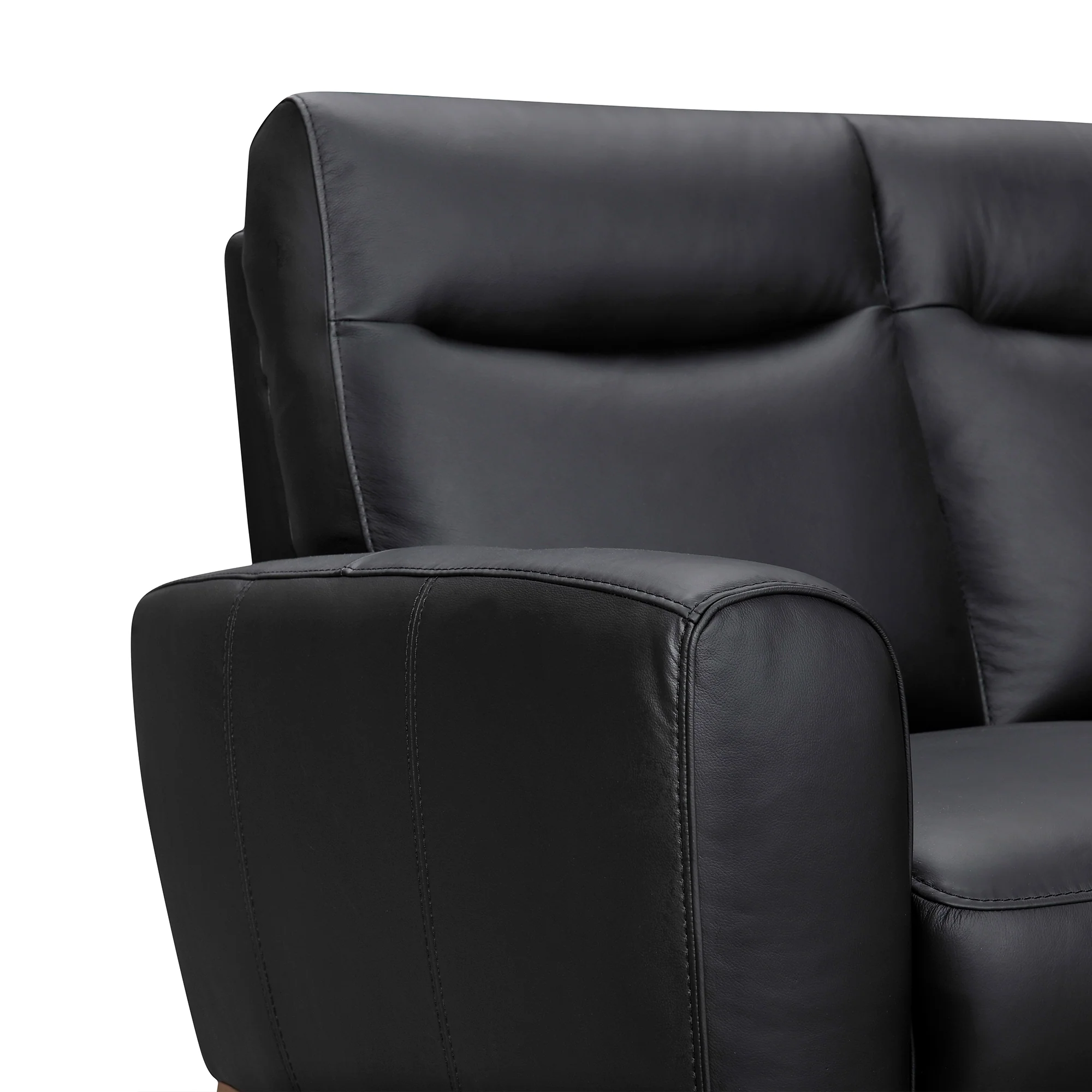 Greyson 83" Dove Gray Leather Sofa By Armen Living - Image 15