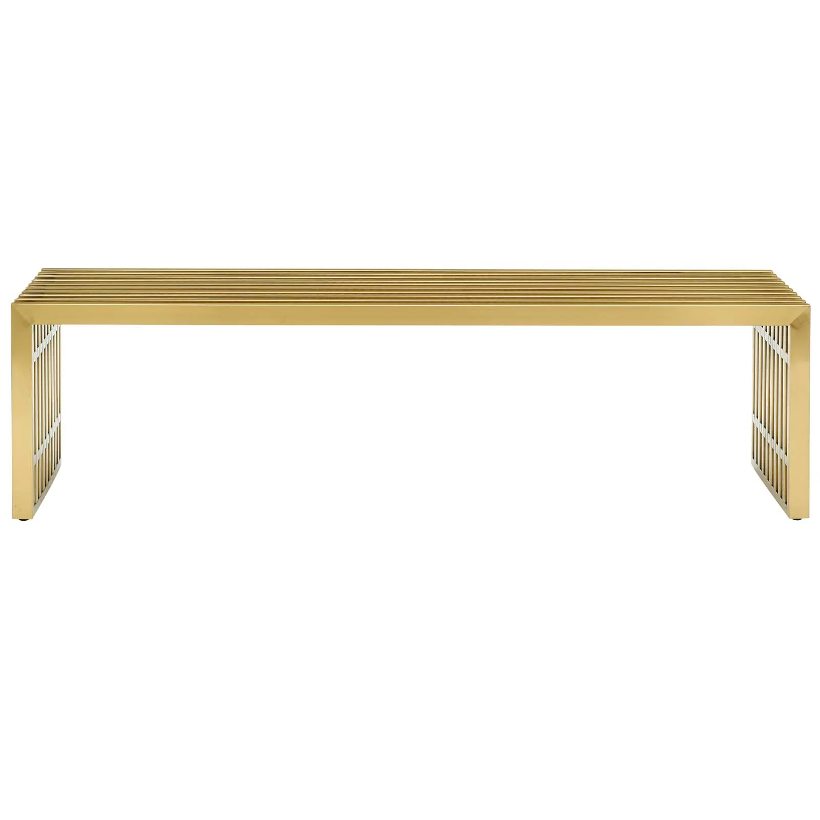 Gridiron Large Stainless Steel Bench By Modway - EEI-3000 - Image 5