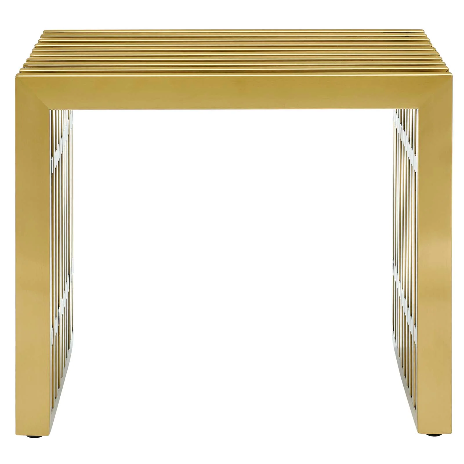 Gridiron Small Stainless Steel Bench By Modway - EEI-2993 - Image 4