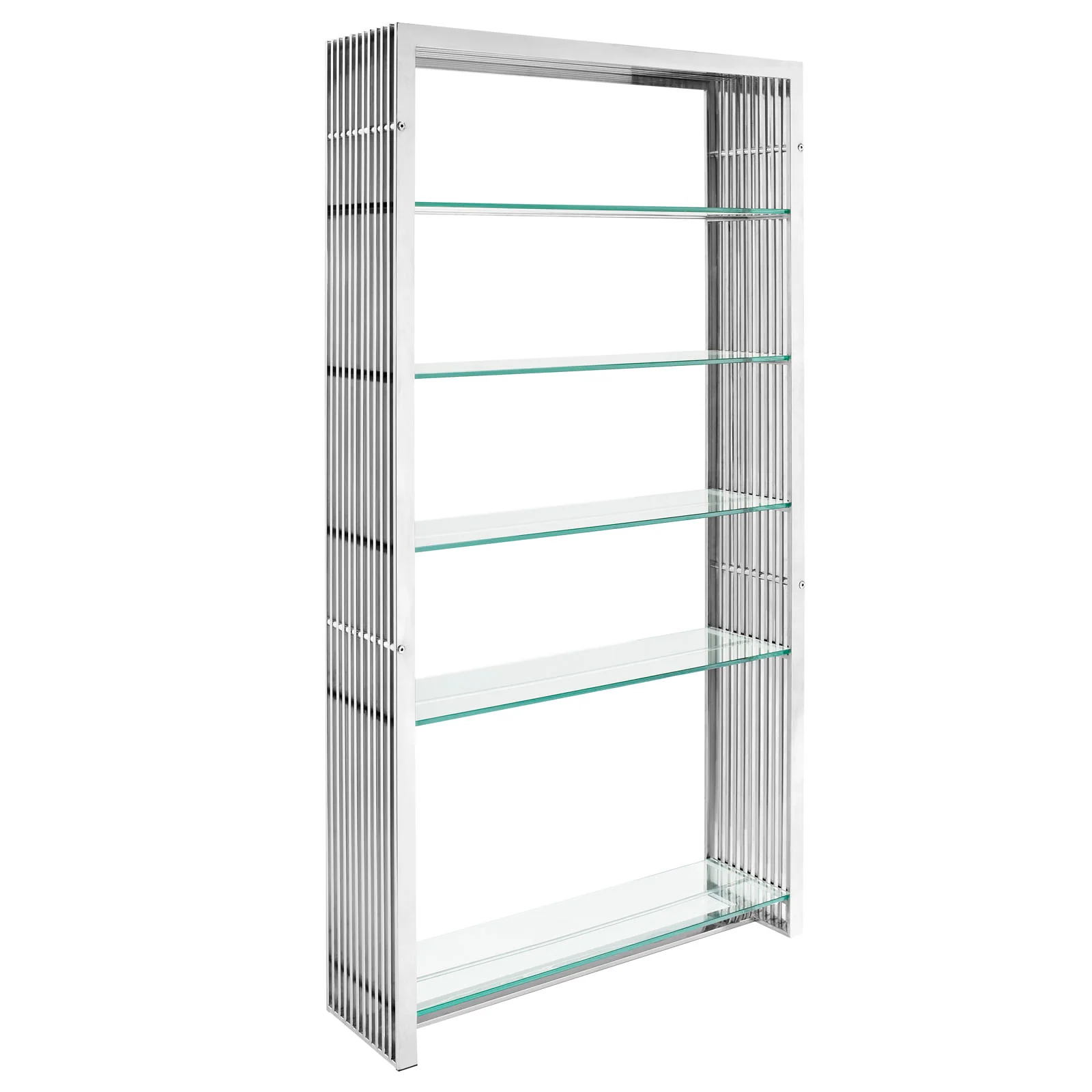 Gridiron Stainless Steel Bookshelf By Modway - EEI-1432 - Image 2