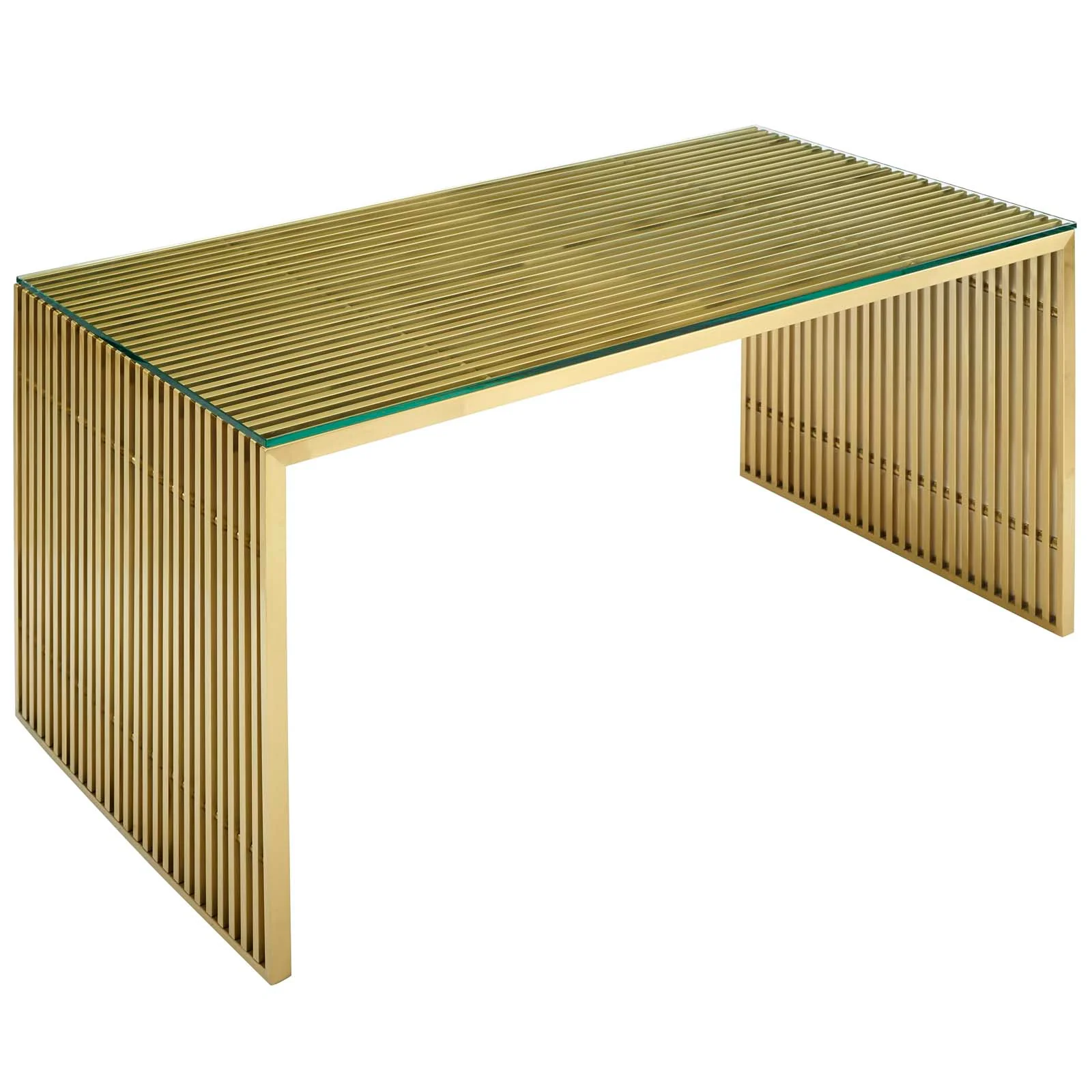 Gridiron Stainless Steel Dining Table By Modway - EEI-3038 - Image 4