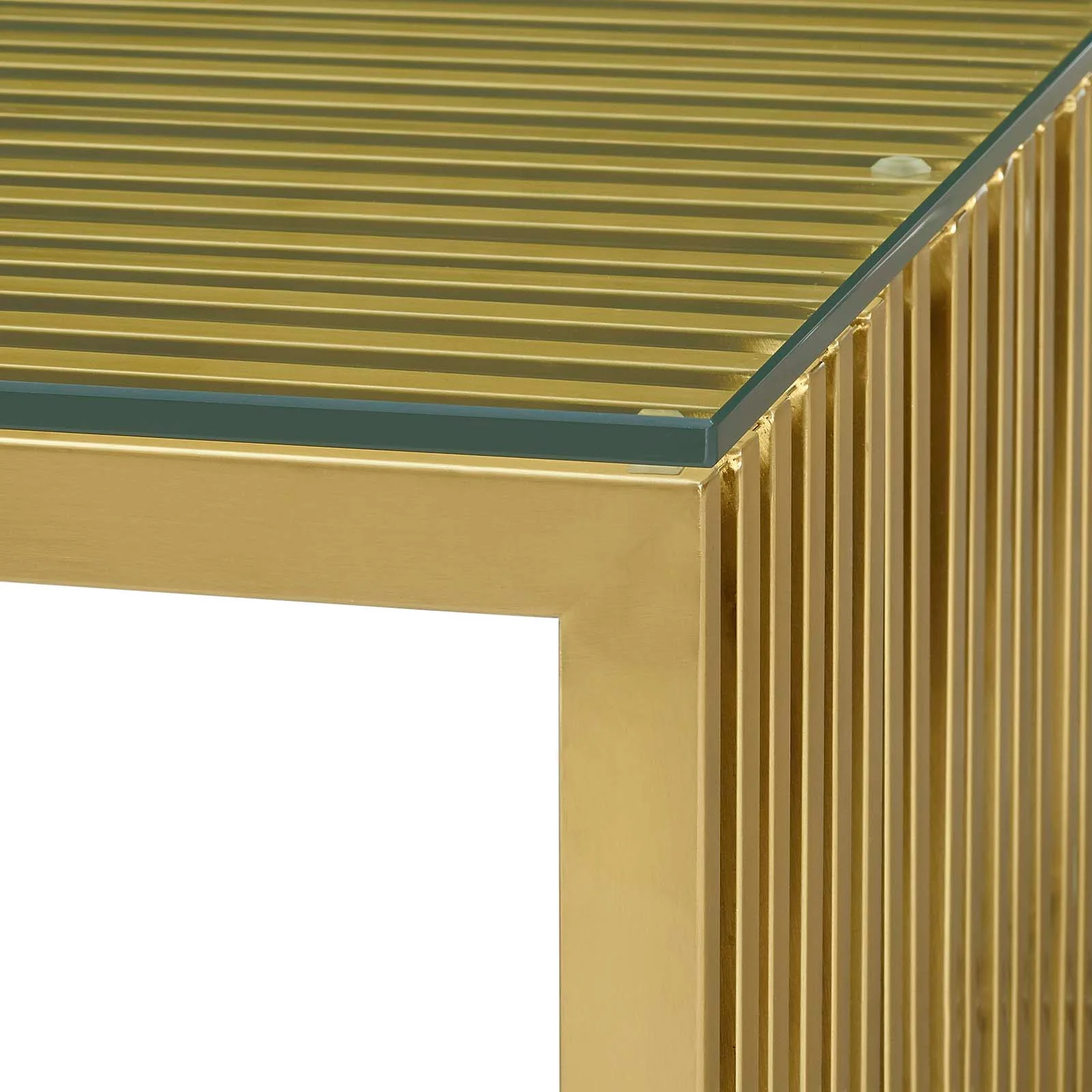 Gridiron Stainless Steel Dining Table By Modway - EEI-3038 - Image 5