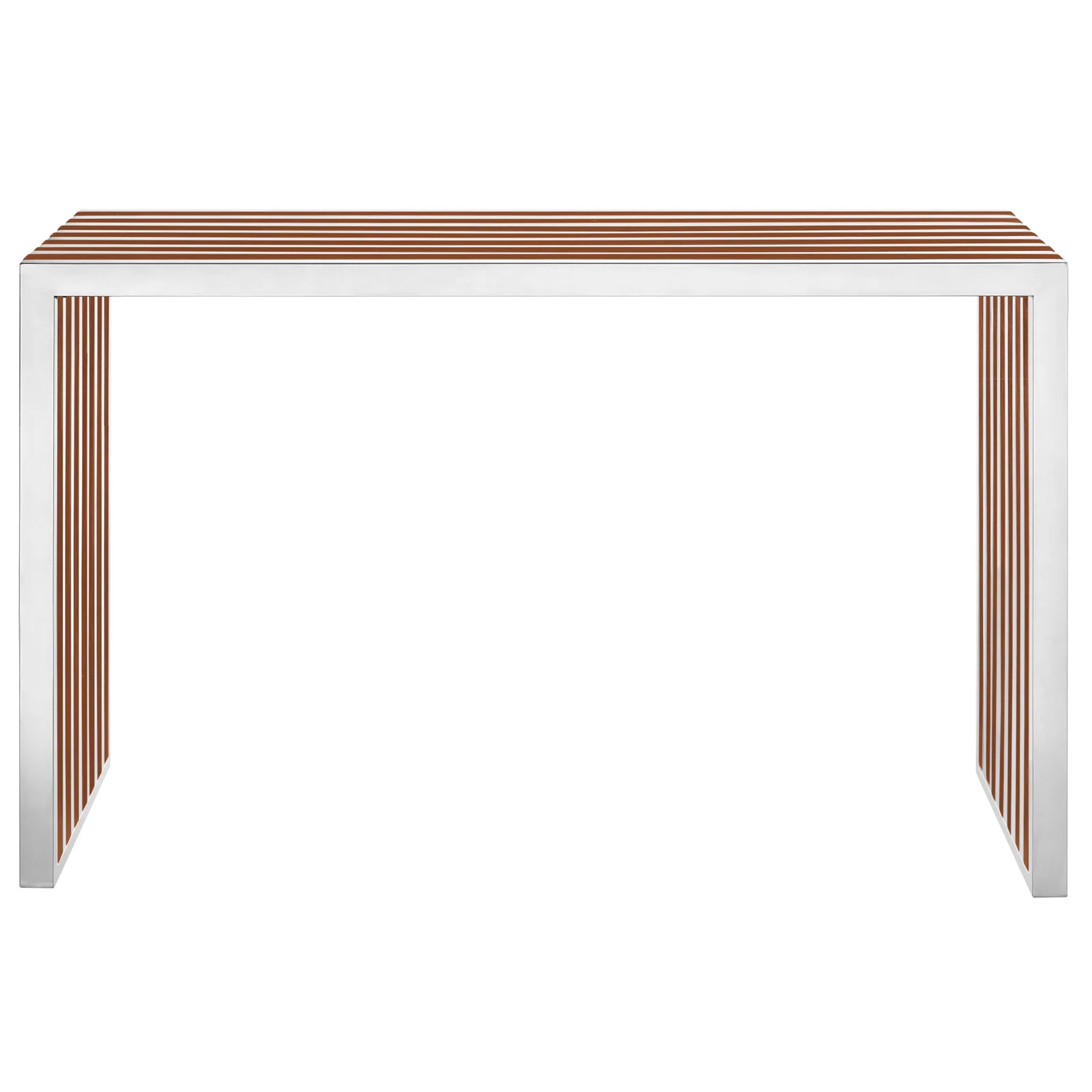 Gridiron Wood Inlay Console Table By Modway - EEI-1431 - Image 3