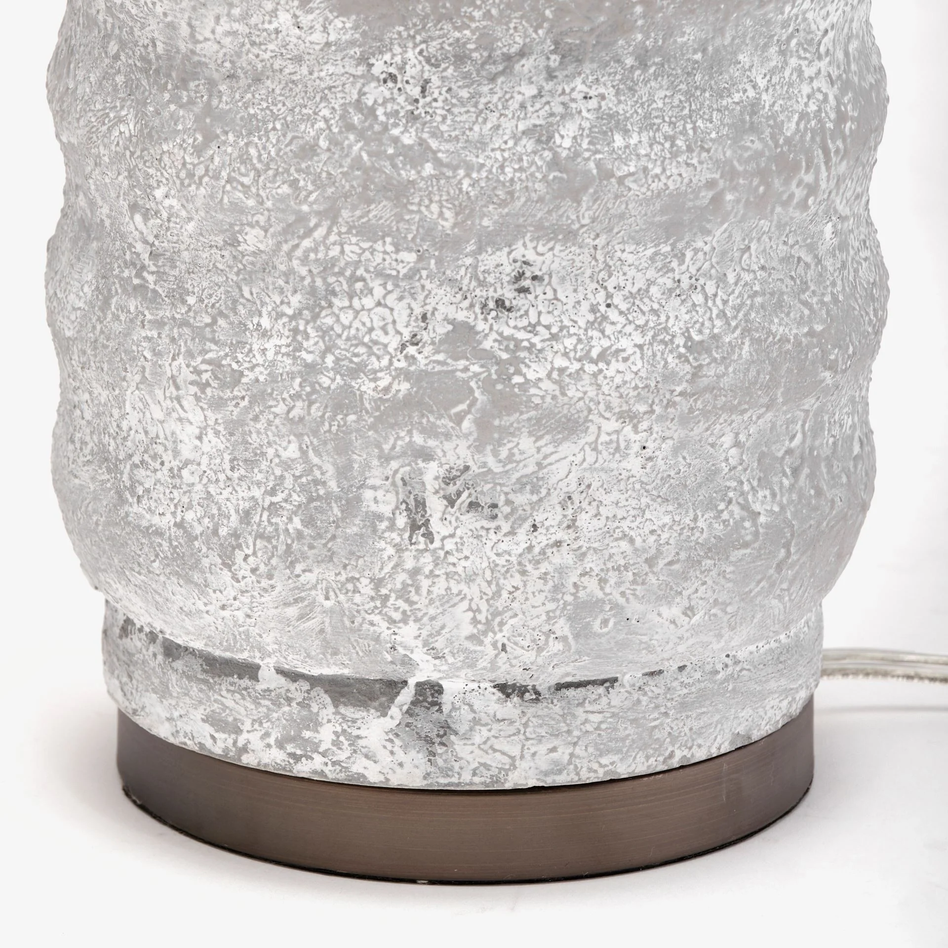 Groovy Gray Concrete Base Table Lamp By Homeroots - Image 4