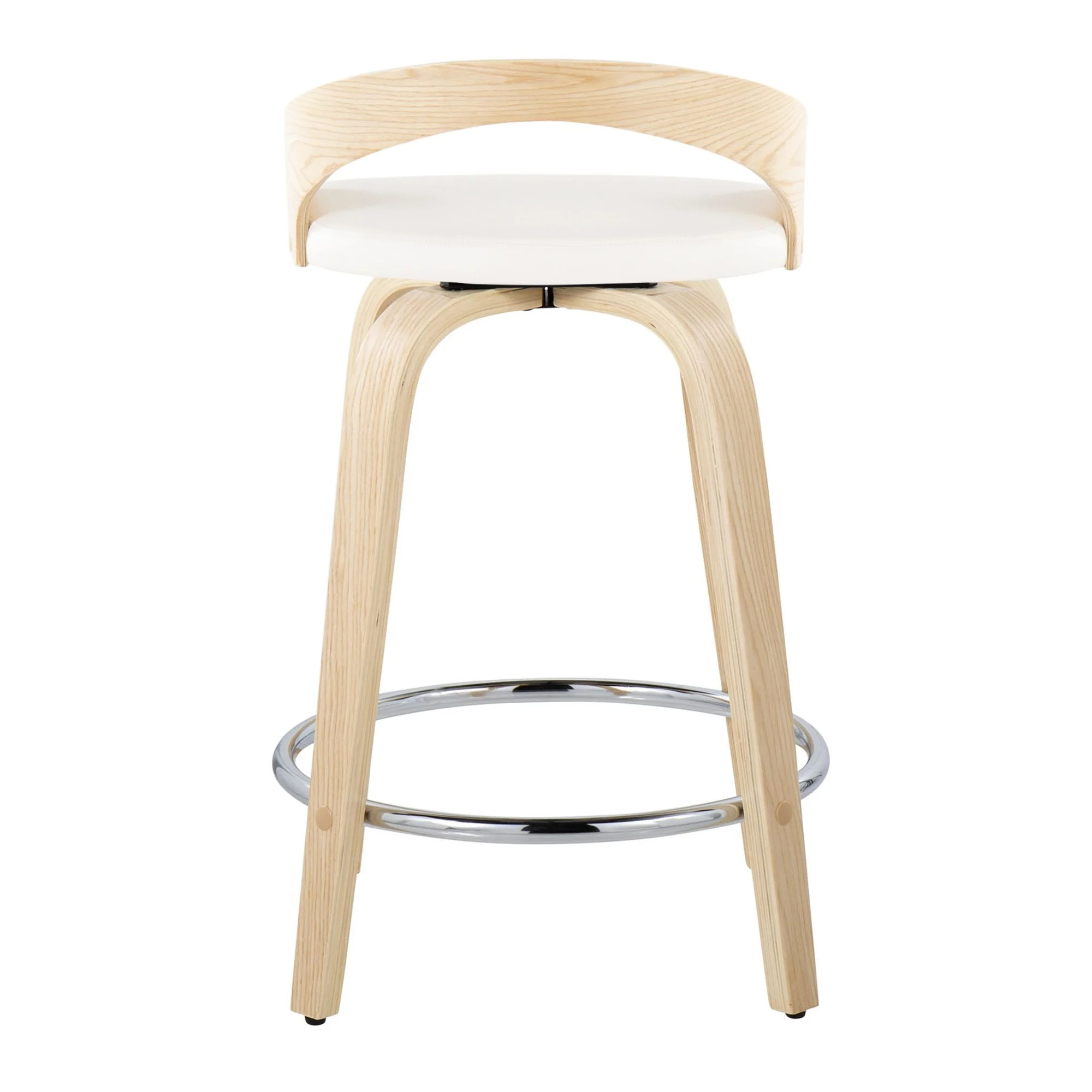 Grotto 24" Fixed-Height Counter Stool - Set of 2 By LumiSource - B24-GROTTOPU-GRTZR2 NANABN2 - Image 27