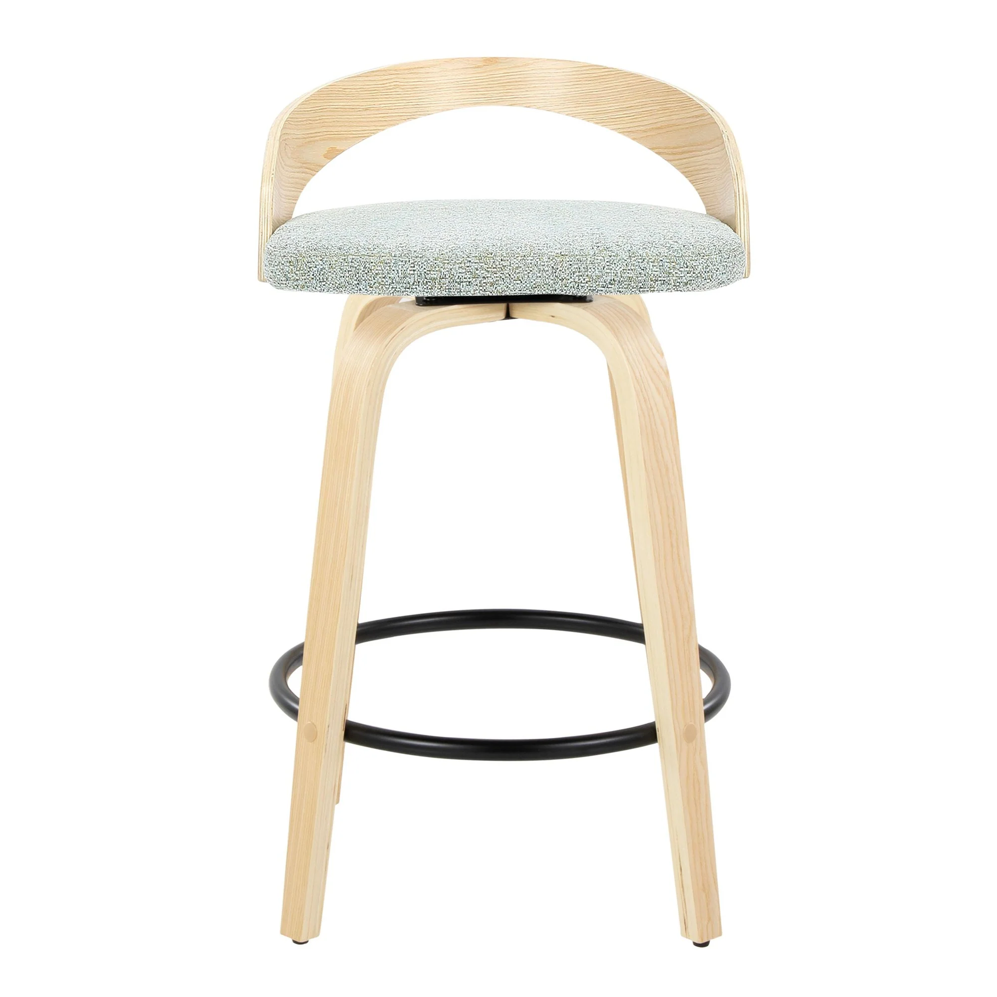 Grotto 26" Fixed-Height Counter Stool - Set of 2 By LumiSource - B26-GROTTO-GRTZQ2 NANAGN2 - Image 7