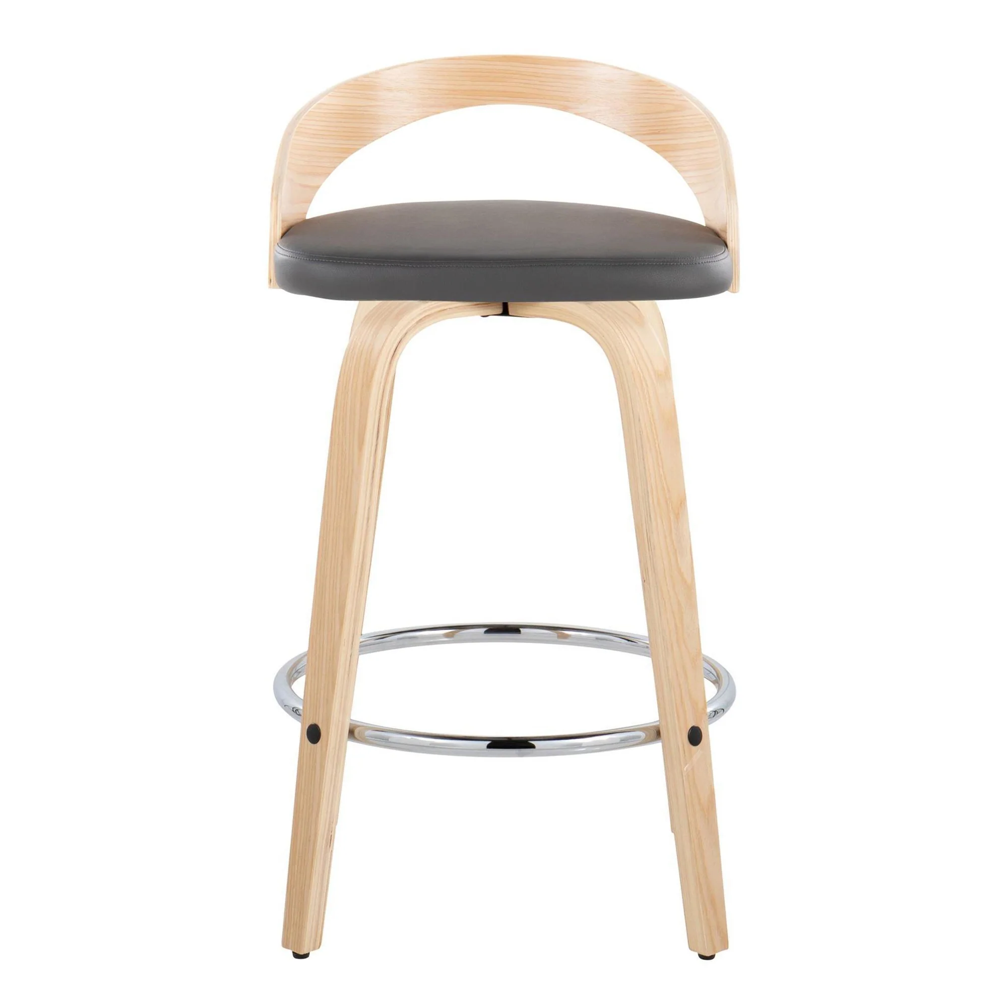 Grotto 26" Fixed-Height Counter Stool - Set of 2 By LumiSource - B26-GROTTOPU-GRTZR2 NANABN2 - Image 19