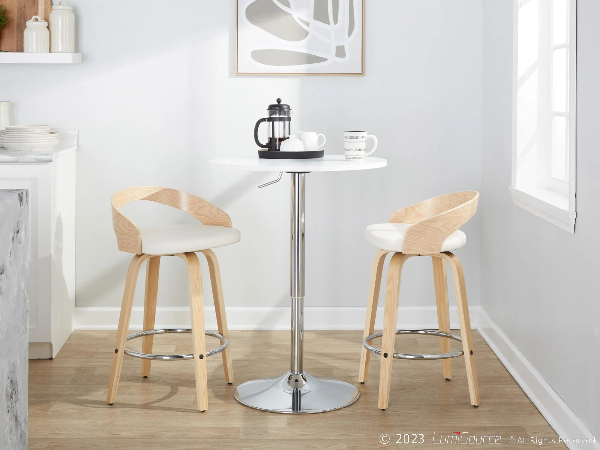 Grotto 26" Fixed-Height Counter Stool - Set of 2 By LumiSource - B26-GROTTOPU-GRTZR2 NANABN2 - Image 24