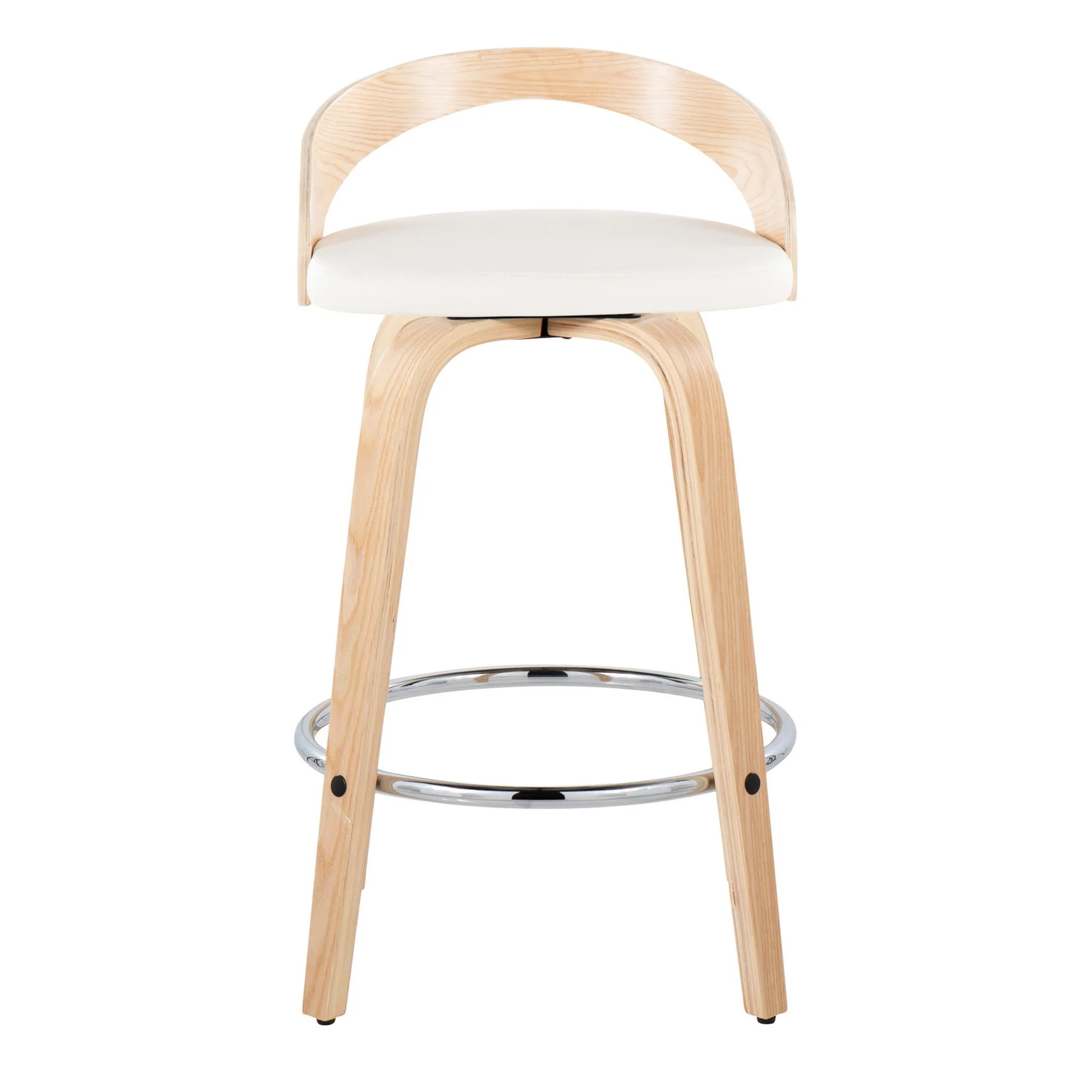 Grotto 26" Fixed-Height Counter Stool - Set of 2 By LumiSource - B26-GROTTOPU-GRTZR2 NANABN2 - Image 29