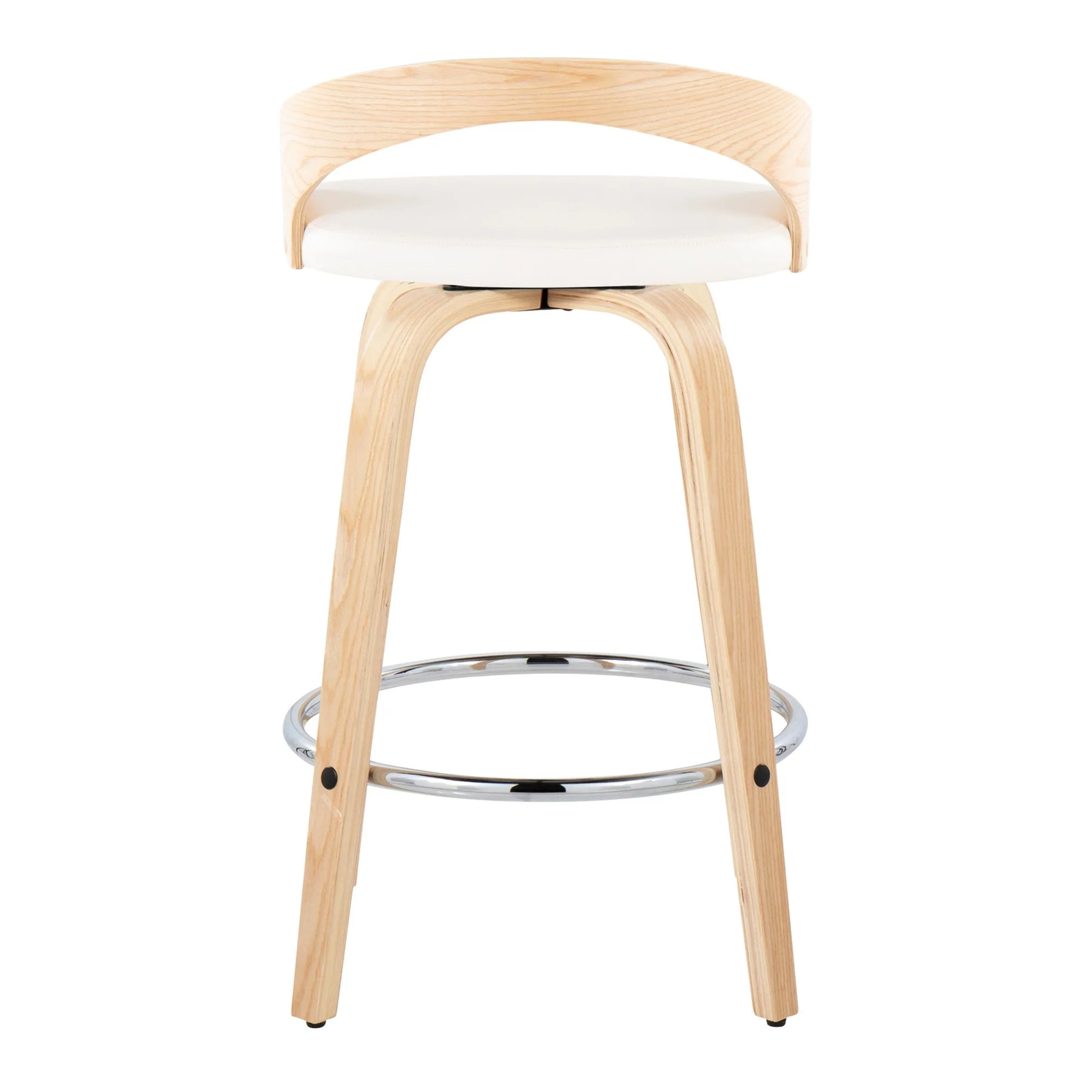 Grotto 26" Fixed-Height Counter Stool - Set of 2 By LumiSource - B26-GROTTOPU-GRTZR2 NANABN2 - Image 30