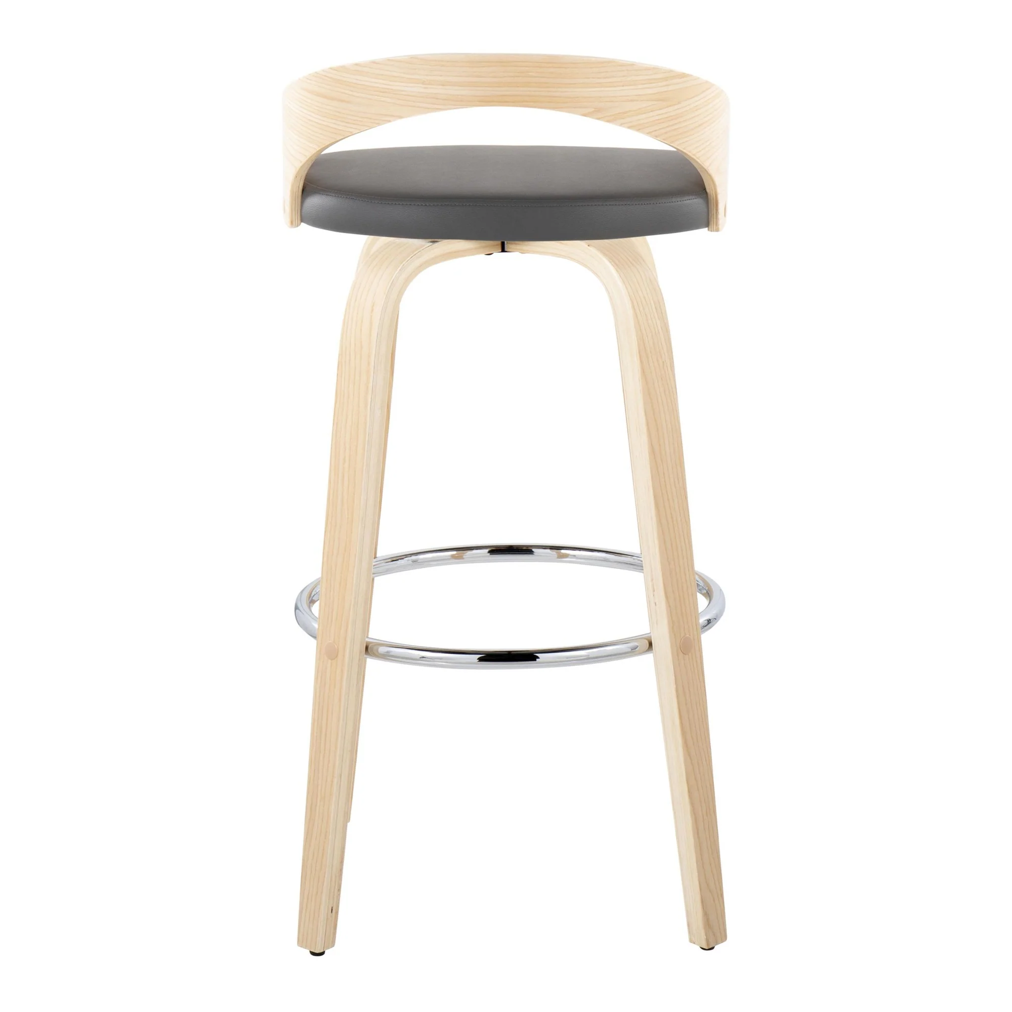 Grotto 30" Fixed-Height Barstool - Set of 2 By LumiSource - B30-GROTTOPU-GRTZR2 NANABN2 - Image 20